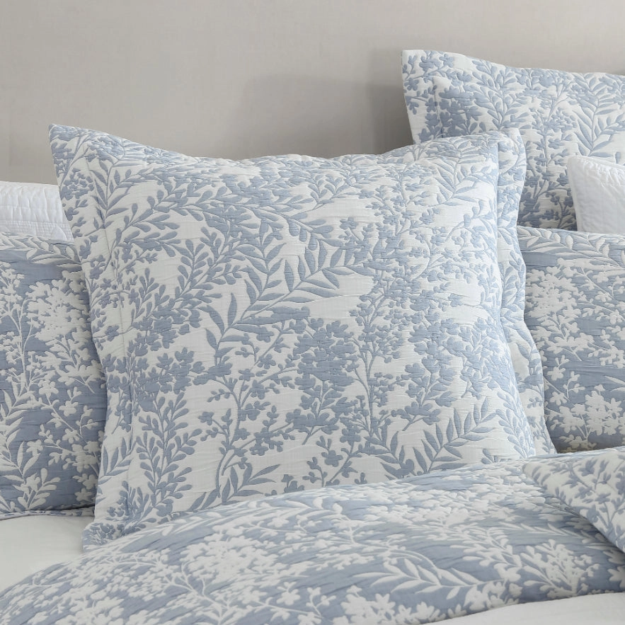 Quinn Denim European Pillowcase by Private Collection