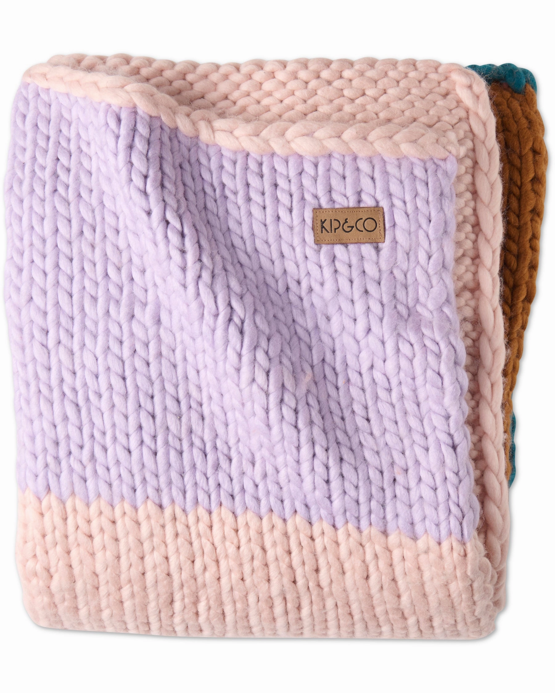 Roasted Pecan Chunky Knit Blanket