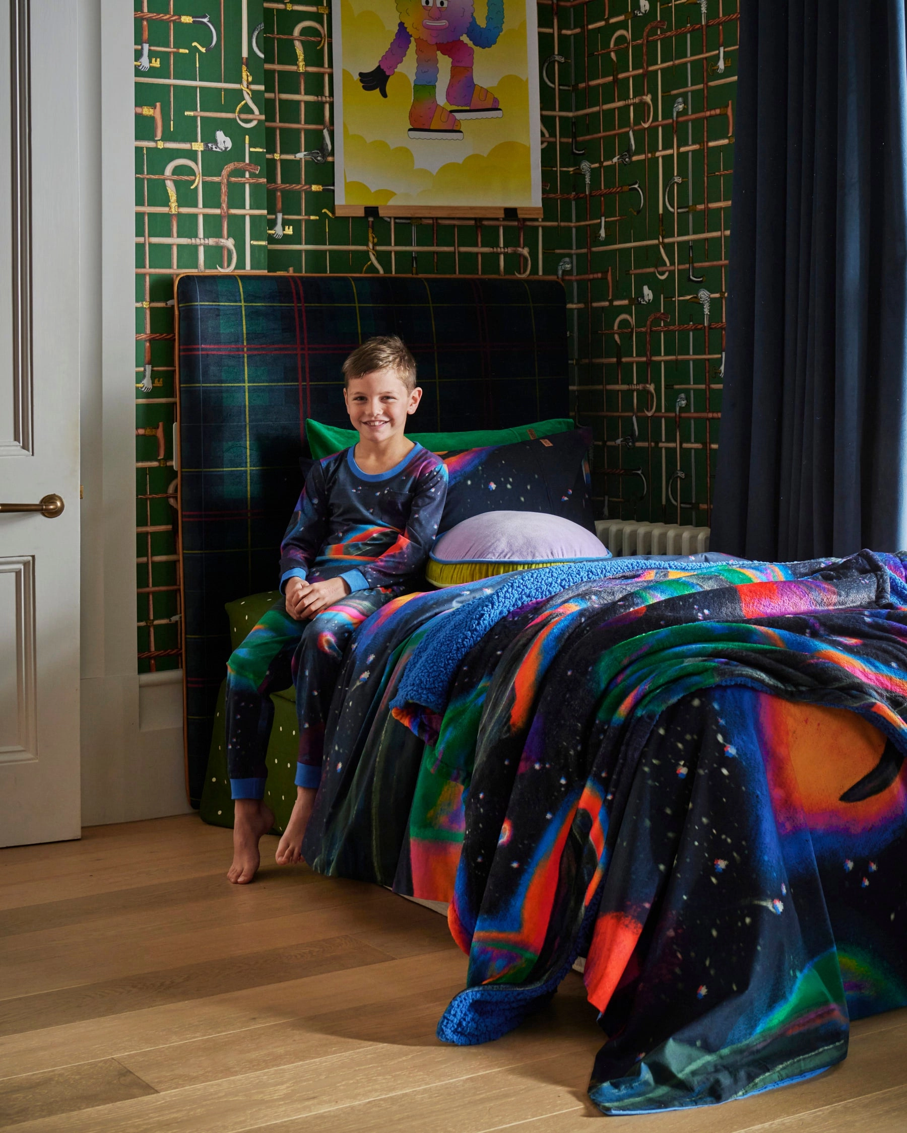 Rocket Man Kids Kuddle Blanket