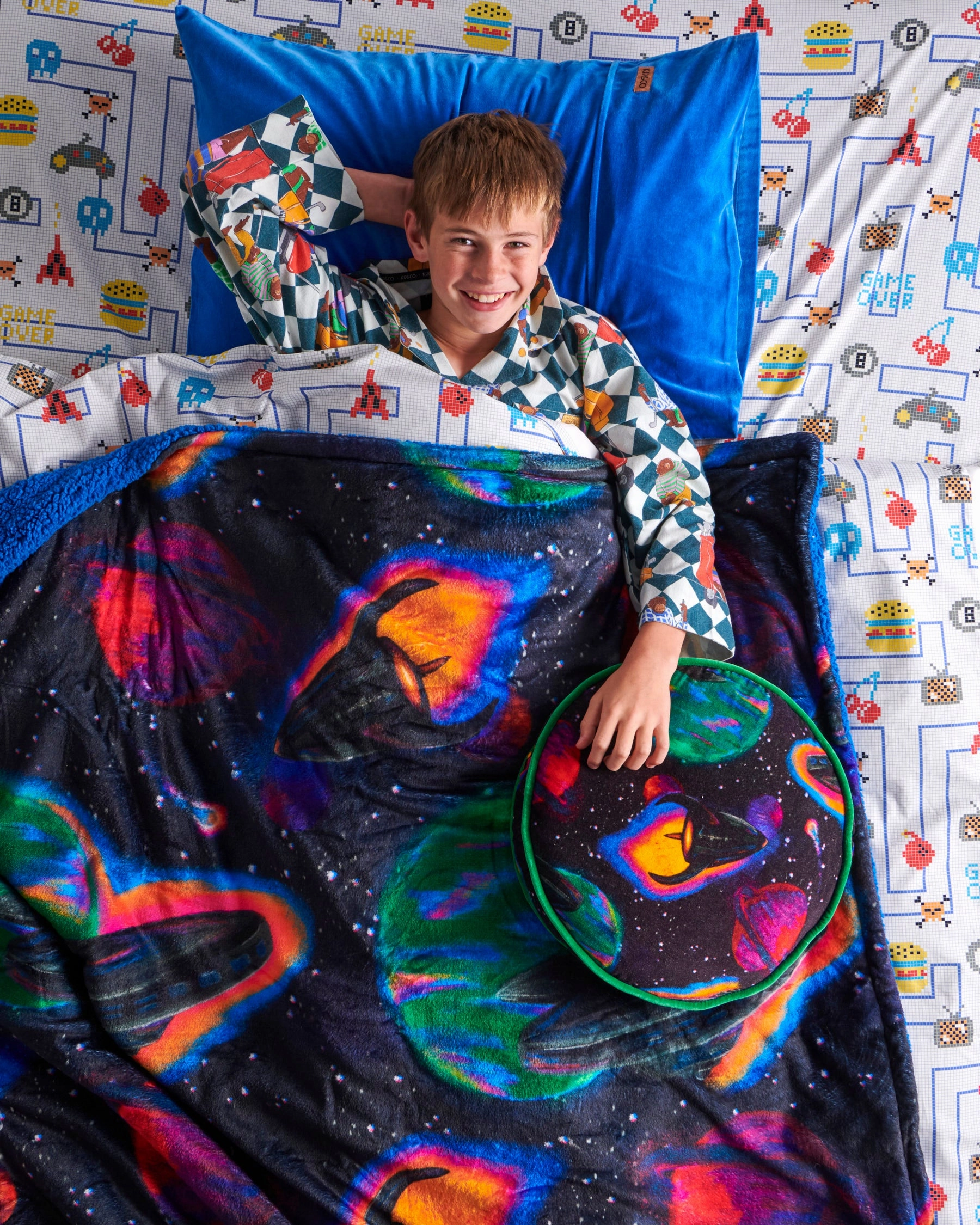 Rocket Man Kids Kuddle Blanket
