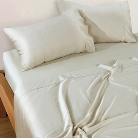 Rosebank 500tc Bamboo/Cotton Sateen Mega Sheet Sets SAND by Bianca