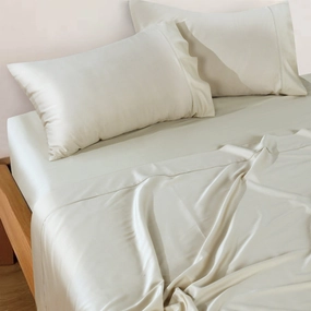 Rosebank Mega 500 Thread Count Bamboo/Cotton Sateen Weave Sheet Sets Sand