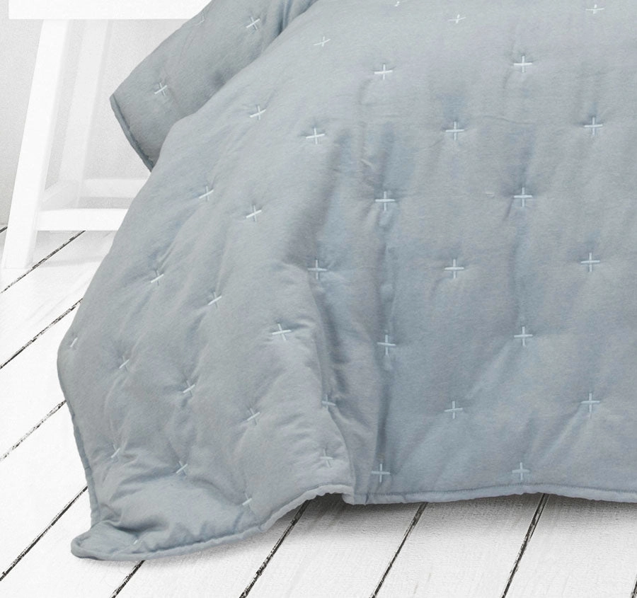 Saladin Comforter Set Chambray