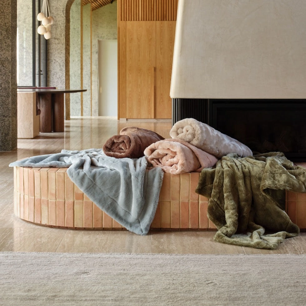Selma Clove Throw Rug 130 x 170cm by Linen House