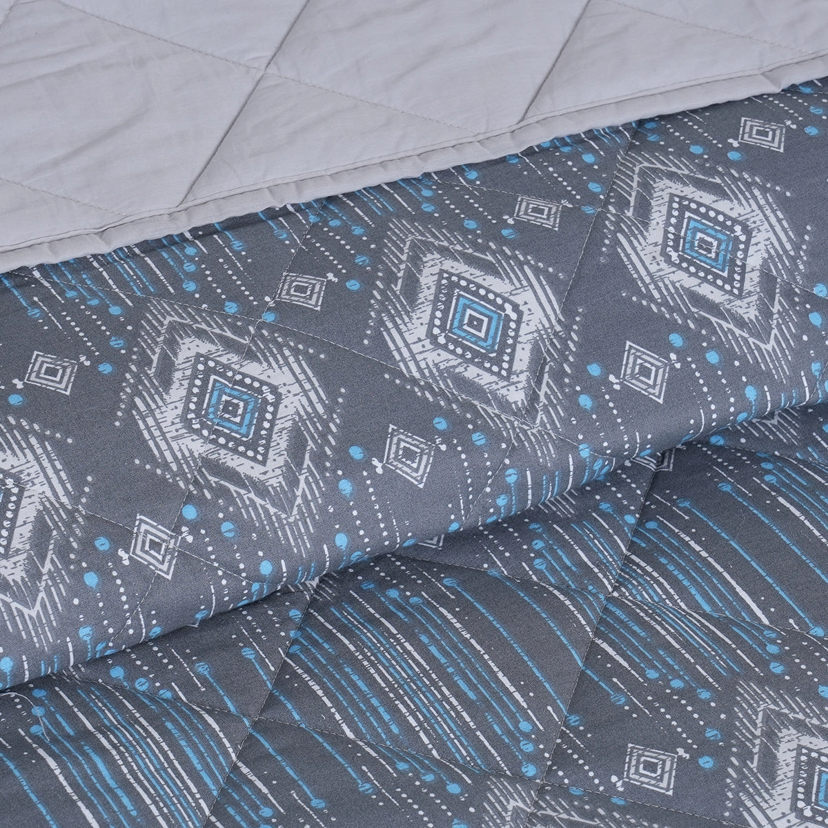 Sensory Bloom Gareth 4 pcs Blue Quilt Set
