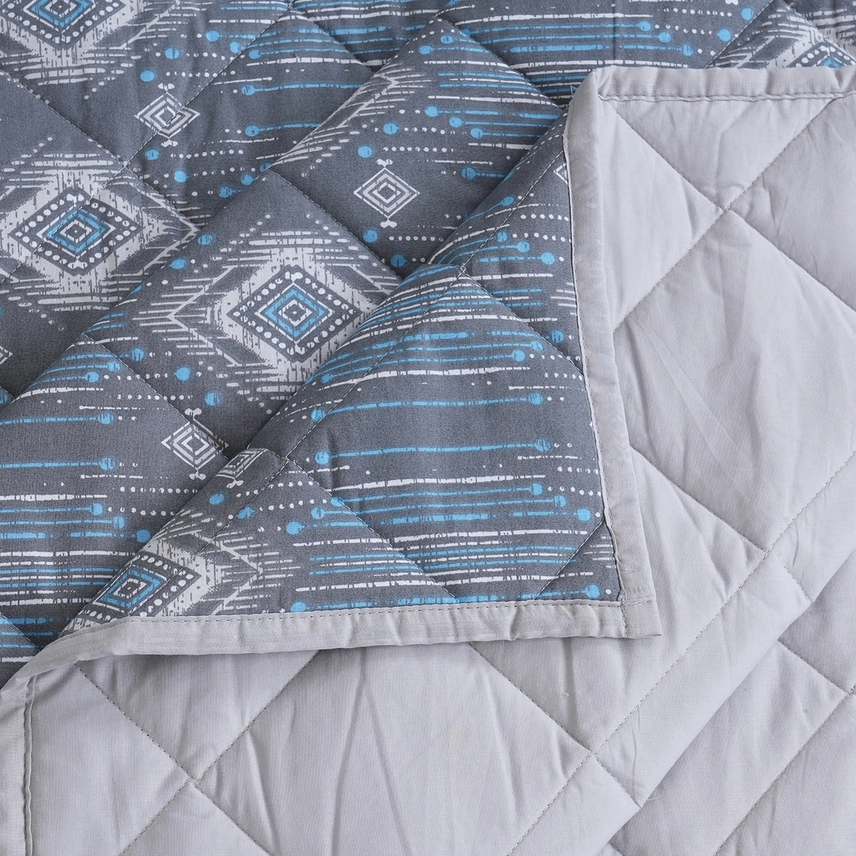 Sensory Bloom Gareth 4 pcs Blue Quilt Set