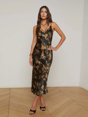 Seridie Silk Slip Dress