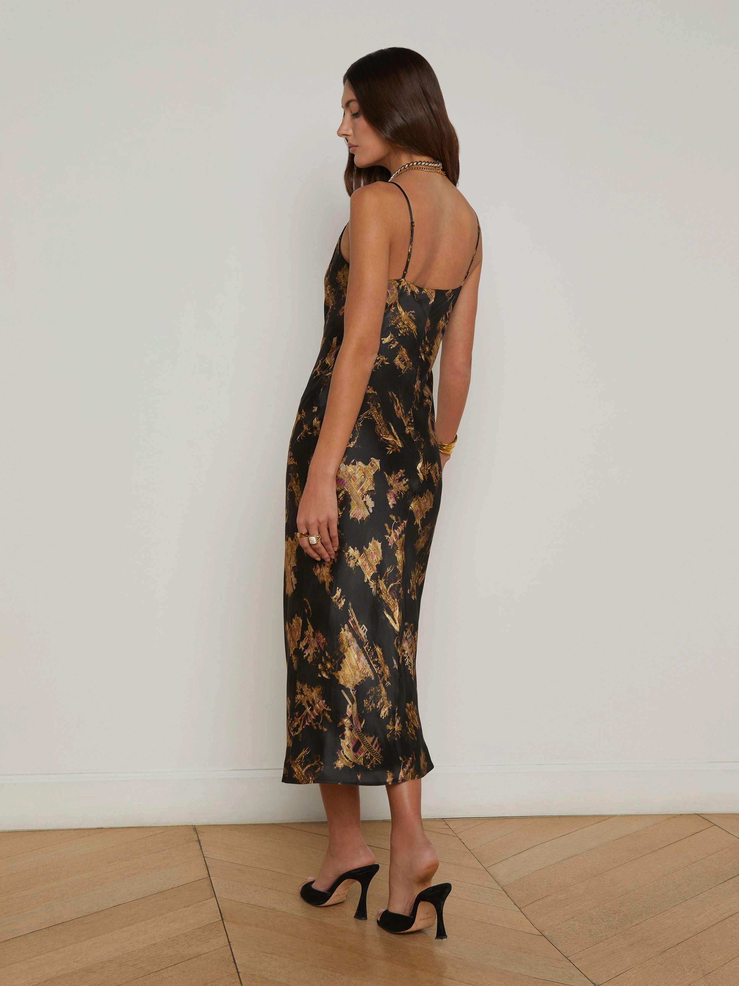 Seridie Silk Slip Dress