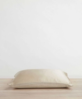 Silk Linen Flip Pillowcase - Natural