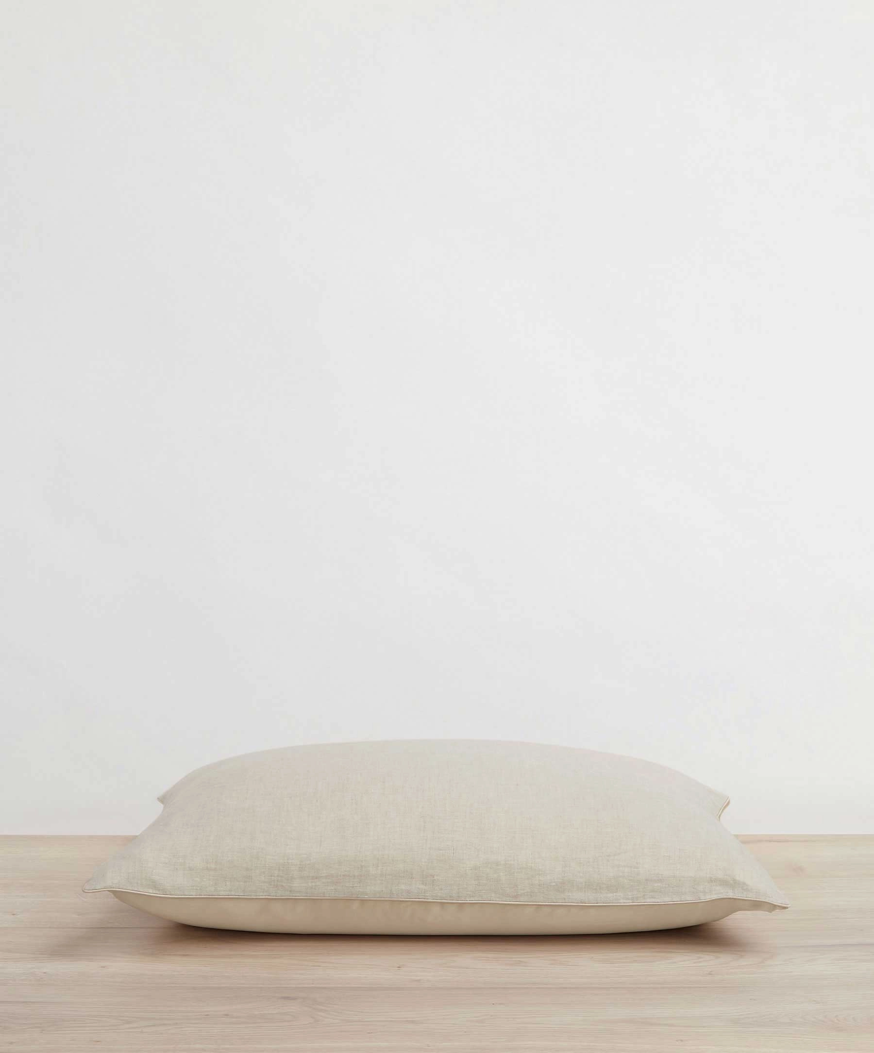 Silk Linen Flip Pillowcase - Natural