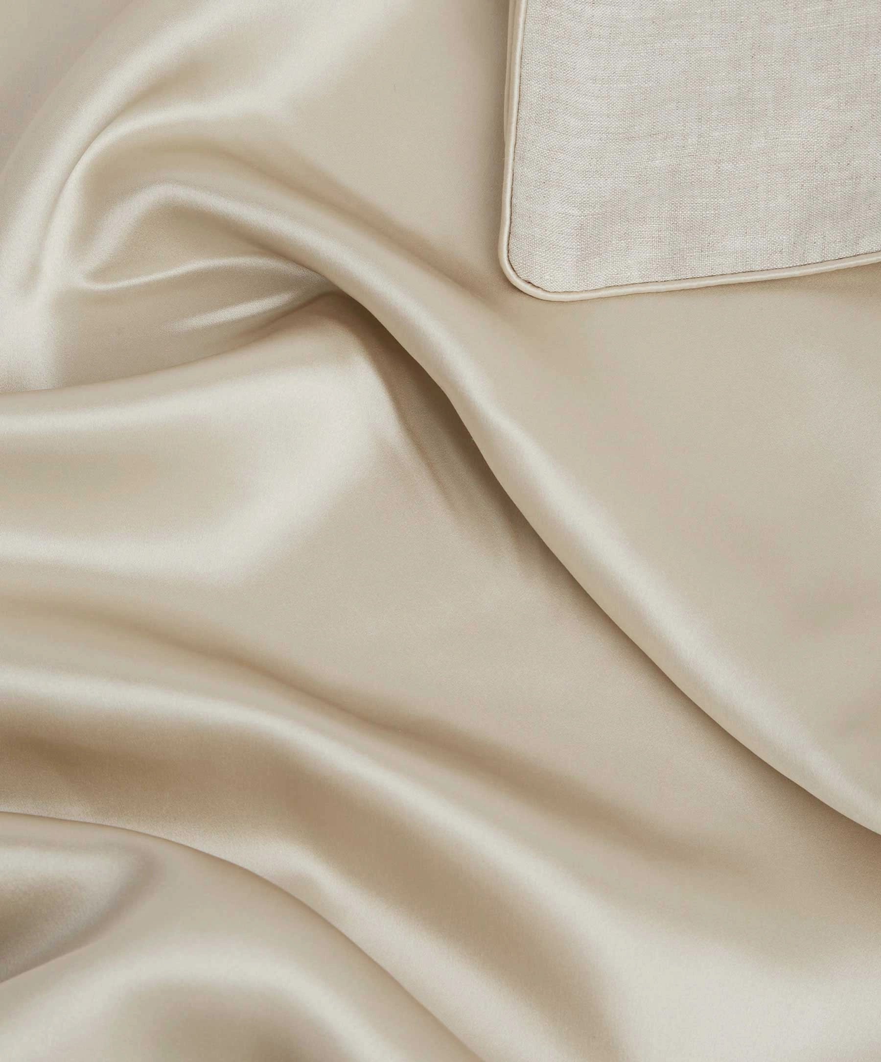 Silk Linen Flip Pillowcase - Natural