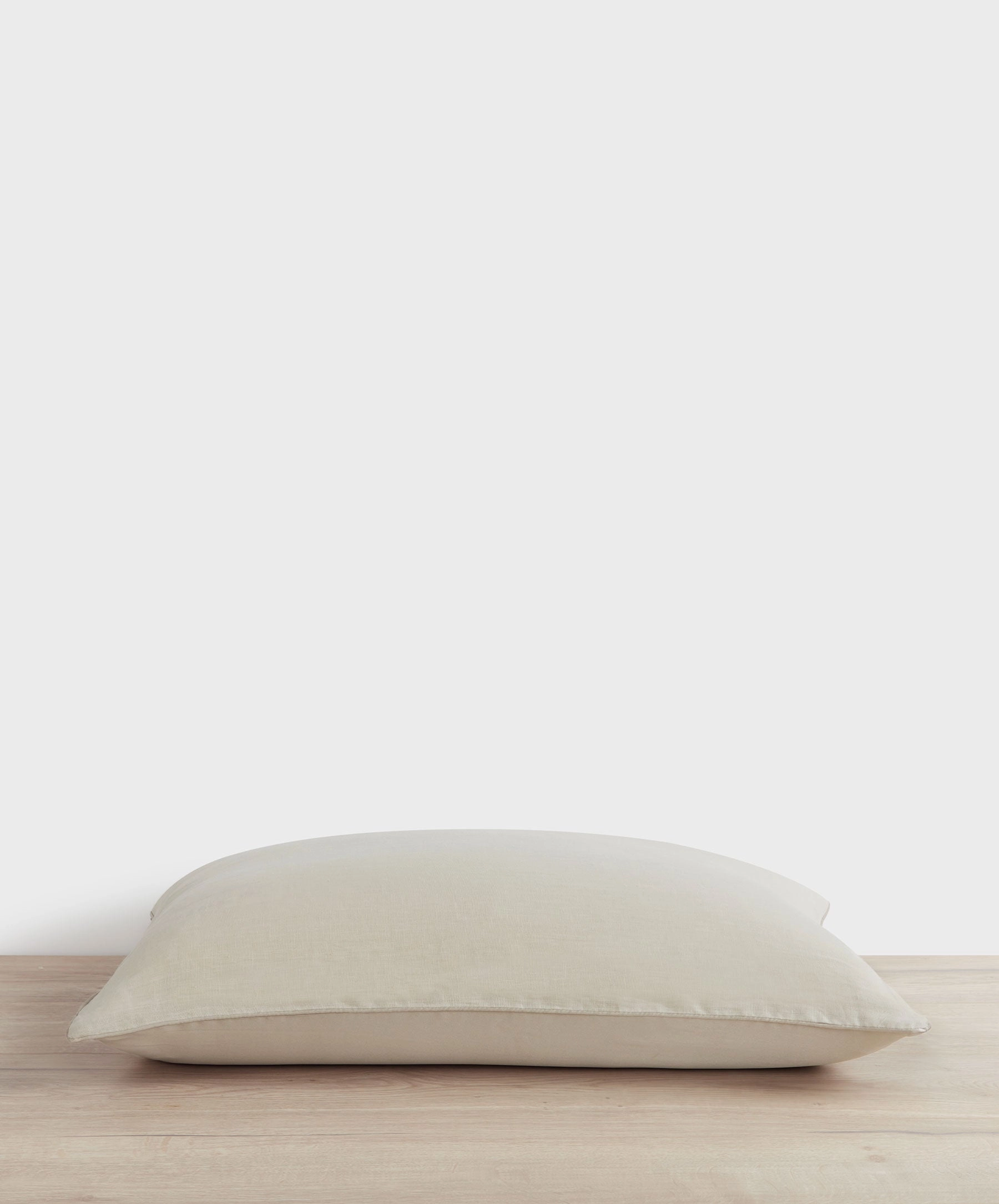 Silk Linen Flip Pillowcase - Smoke