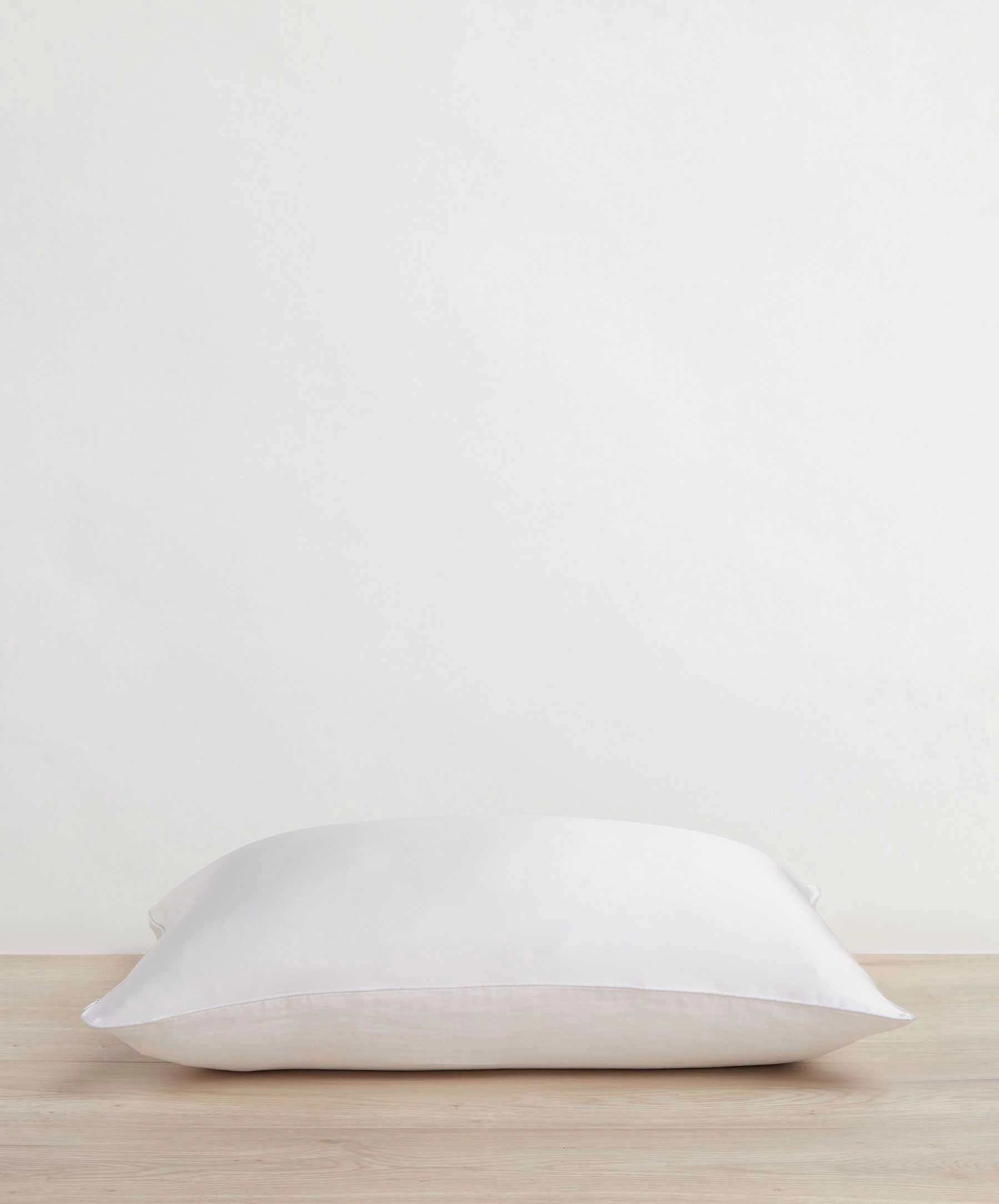 Silk Linen Flip Pillowcase - White