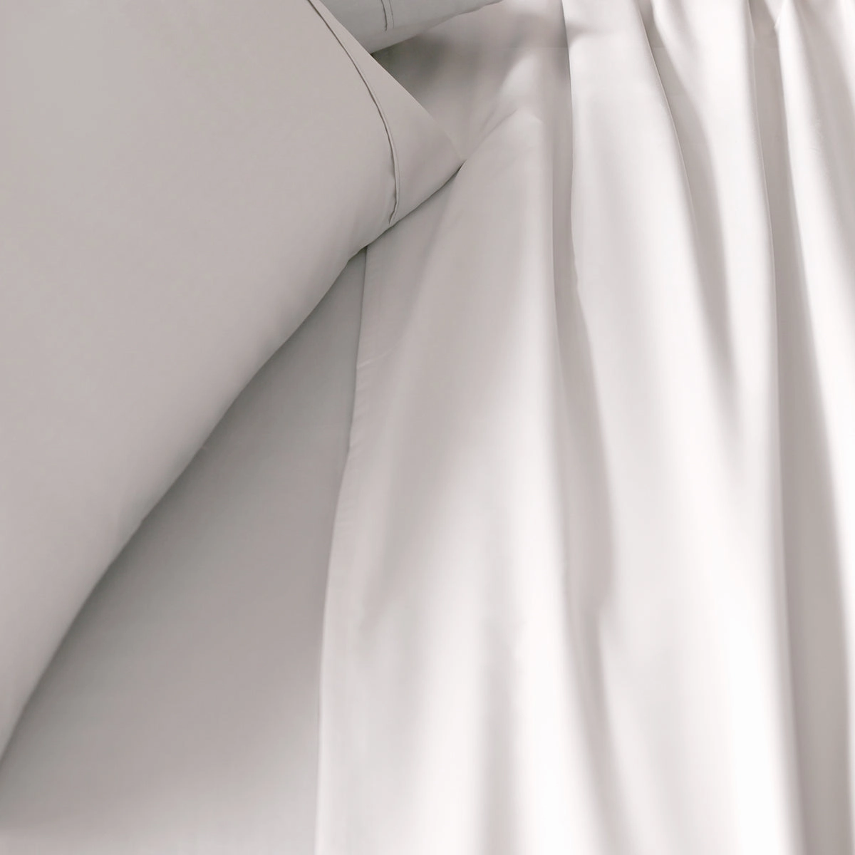 Slumber Plain Easy Care Percale 100% Cotton Lunar Rock Crisp Bed Sheet with Pillow Case
