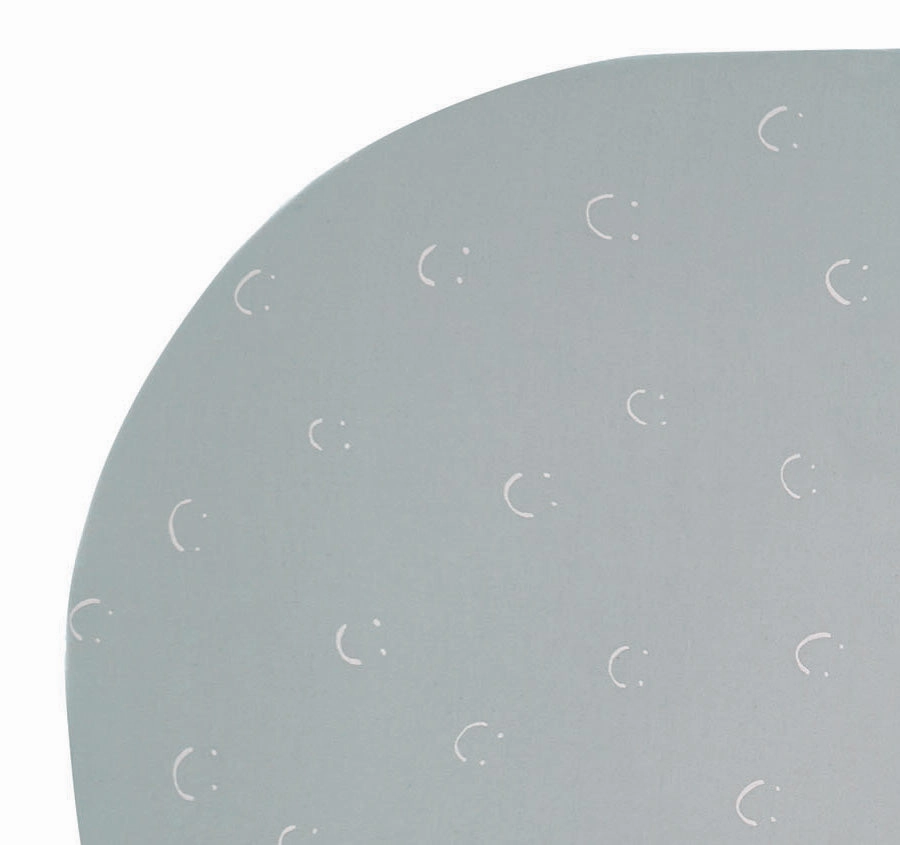 Smiles All Round 2 Piece Bassinet Fitted Sheets Sugar and Smoke