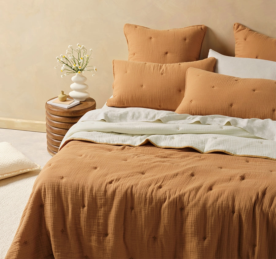 Somerset Coverlet Cinnamon