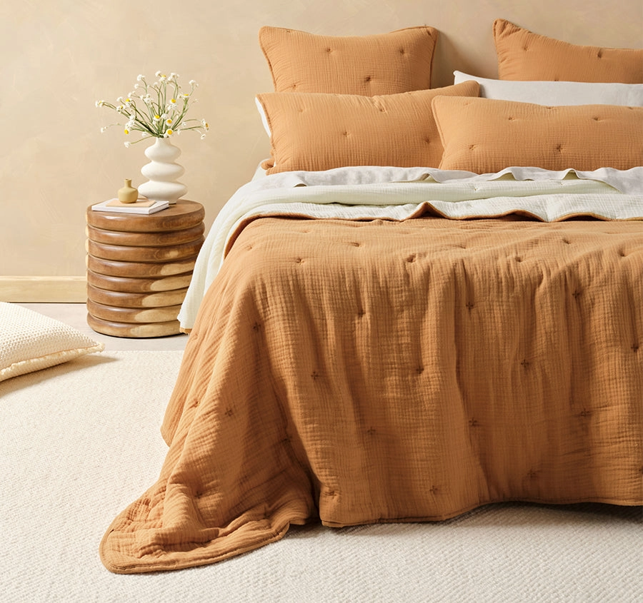 Somerset Coverlet Cinnamon