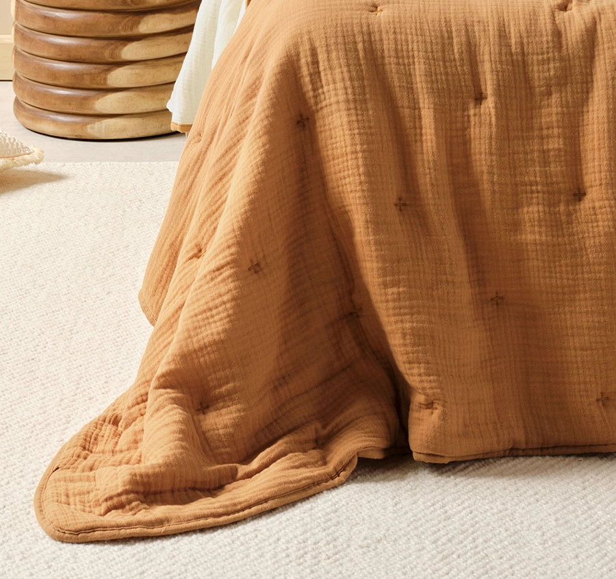 Somerset Coverlet Cinnamon