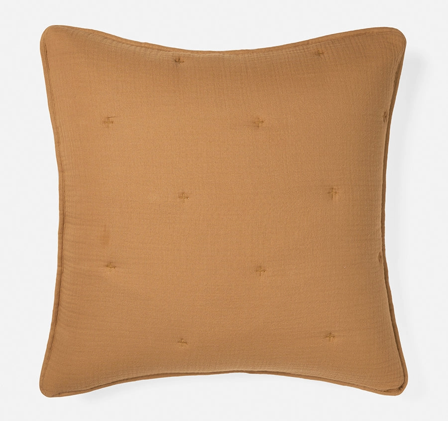 Somerset European Pillowcase Cinnamon