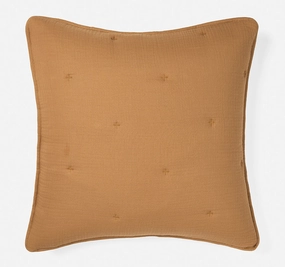 Somerset European Pillowcase Cinnamon