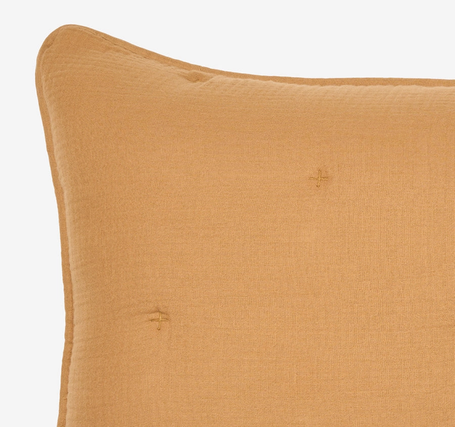 Somerset Standard Pillow Sham Pair Cinnamon