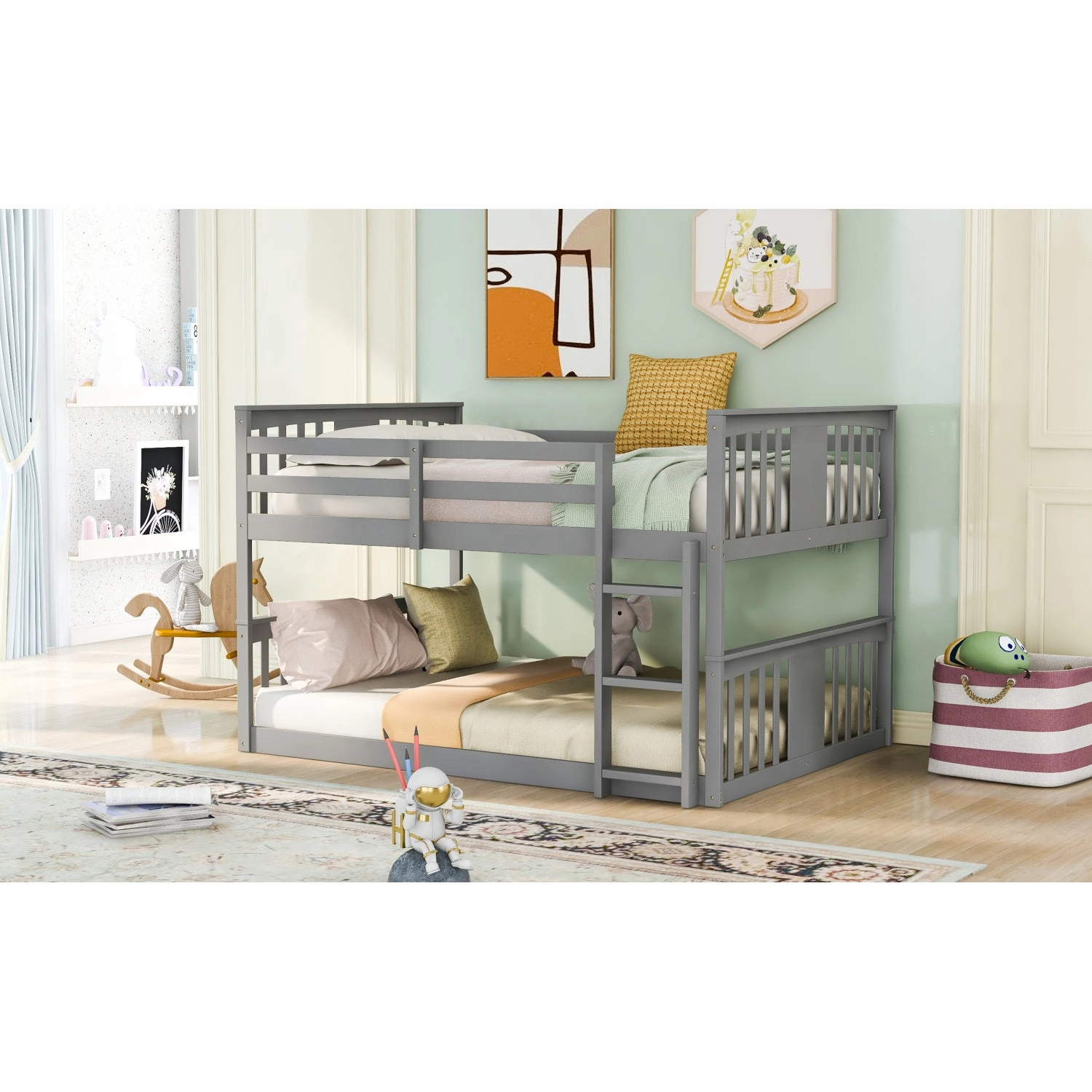 Streamdale Full Over Full Bunk Bed with Ladder