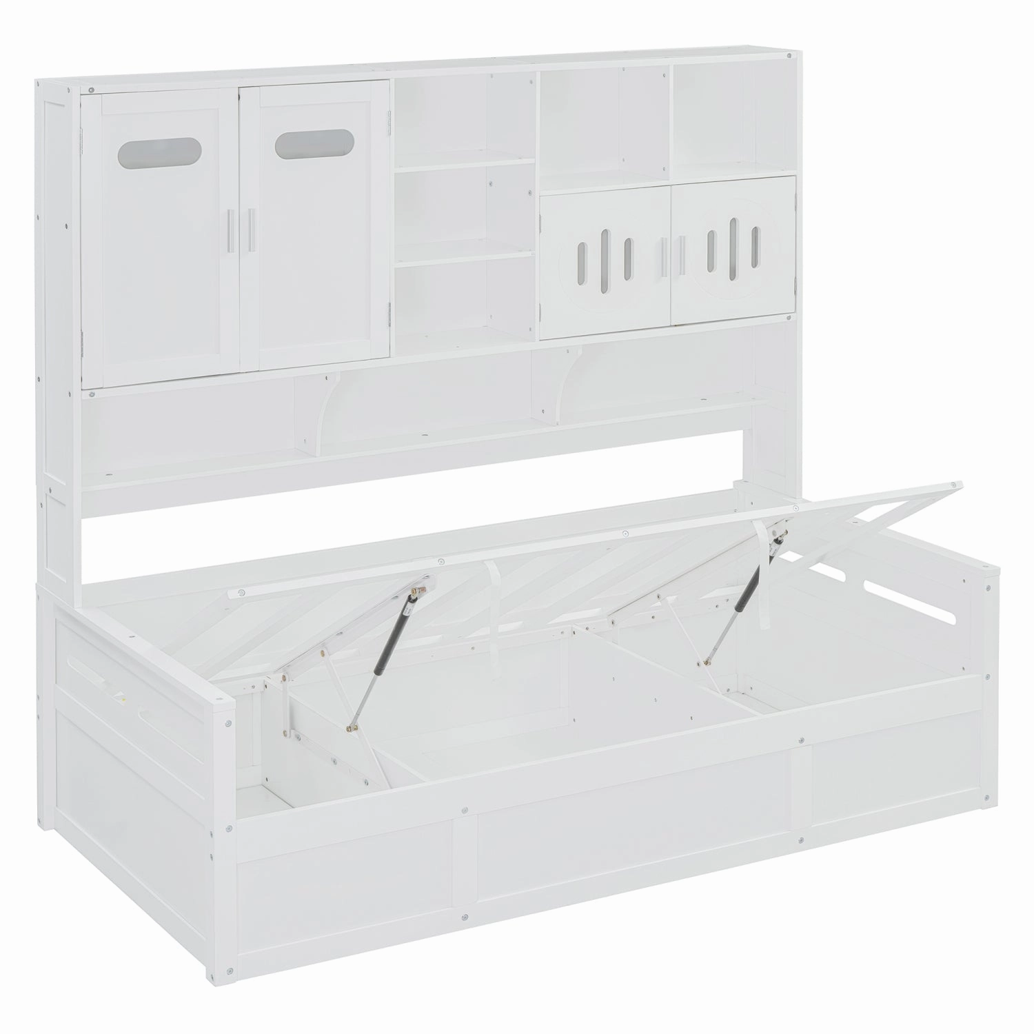 Streamdale Twin Daybed with Hydraulic Bed & Storage