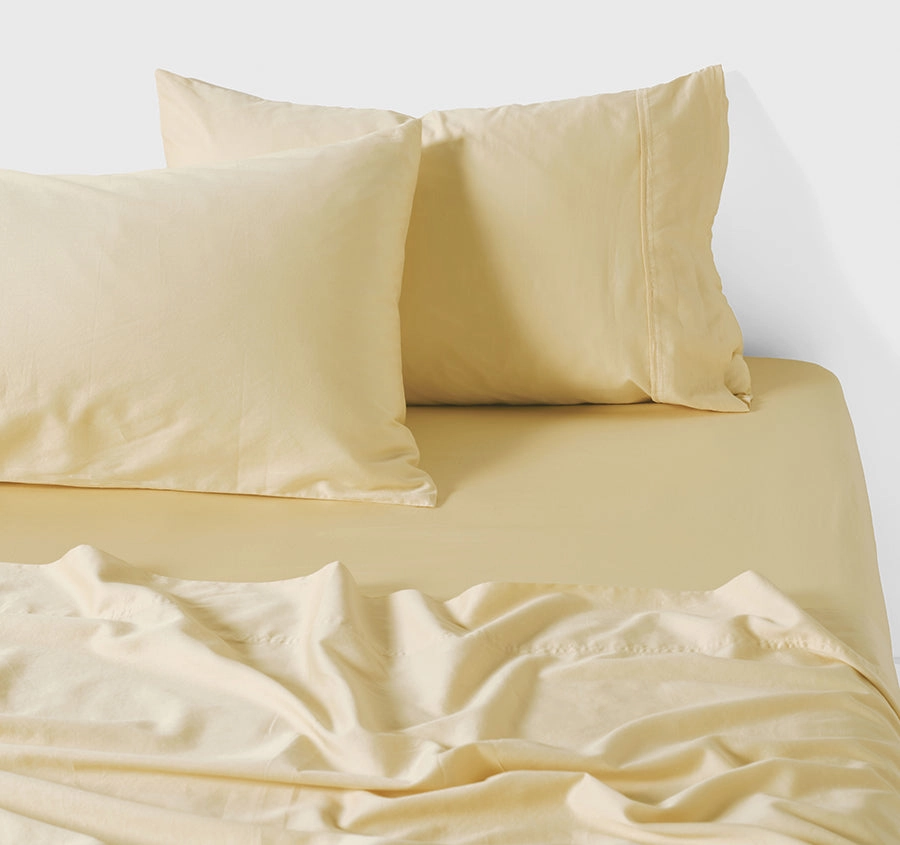 Surf Wash Mega Sheet Set Range Butter