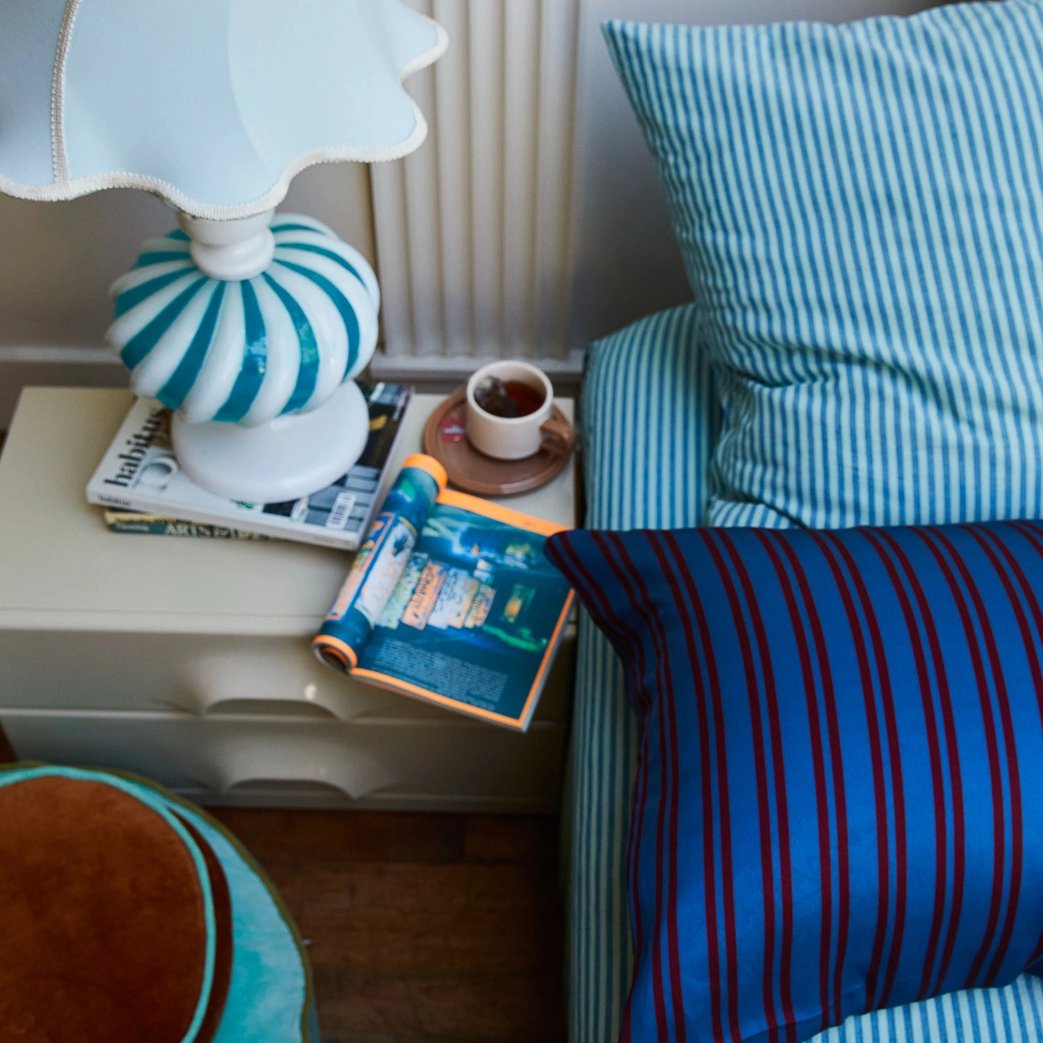 Taylor Silk Pillowcase - Capri