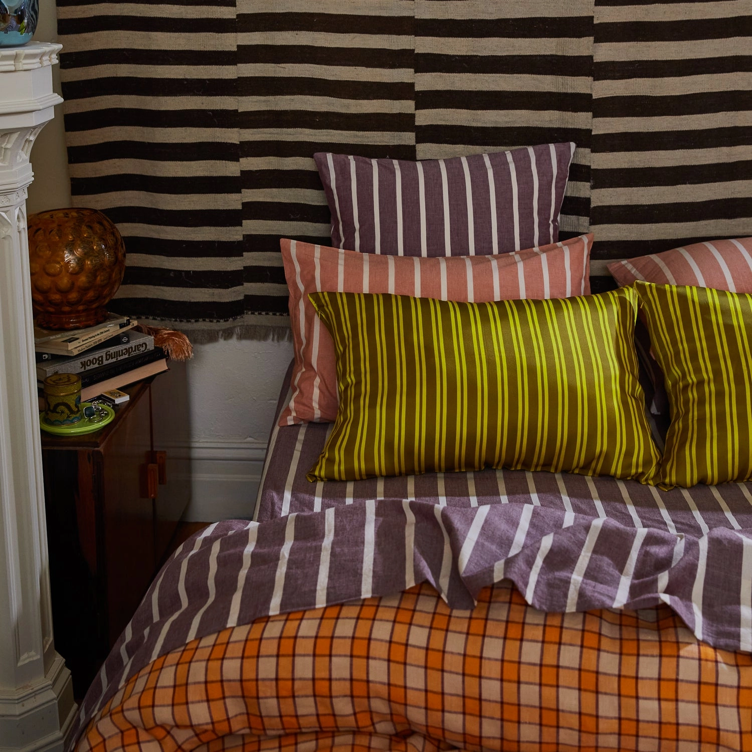 Taylor Silk Pillowcase - Olive