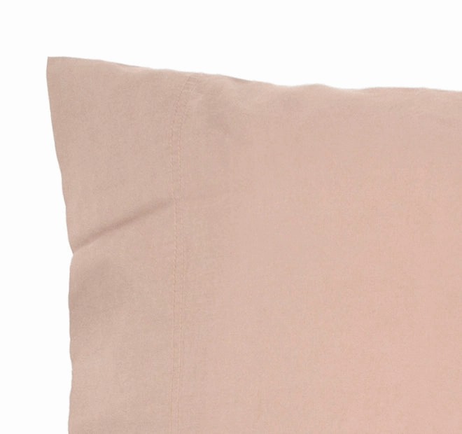 Temple Organic Cotton Mega Sheet Set Range Rosewater