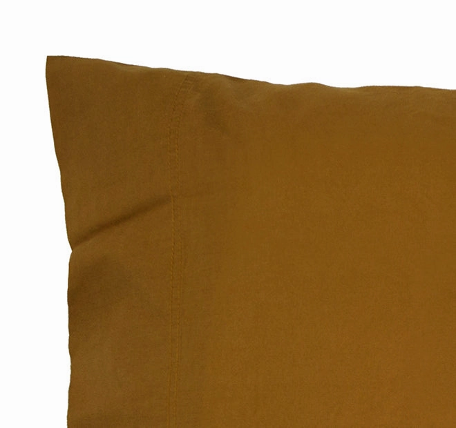 Temple Organic Cotton Mega Sheet Set Range Tobacco
