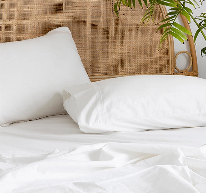 Temple Organic Cotton Mega Sheet Set Range Tobacco