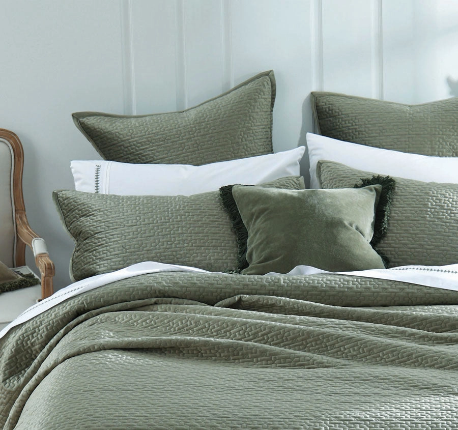 Terrace Coverlet Set Range Thyme
