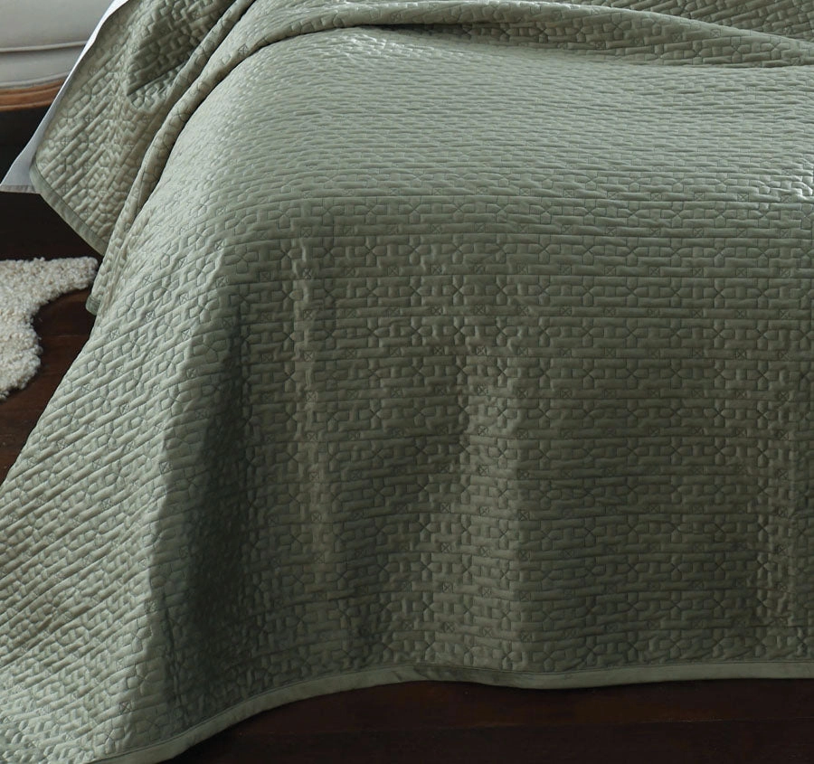 Terrace Coverlet Set Range Thyme