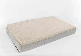 Territory Cushion Bed in Gray and Beige for Dogs