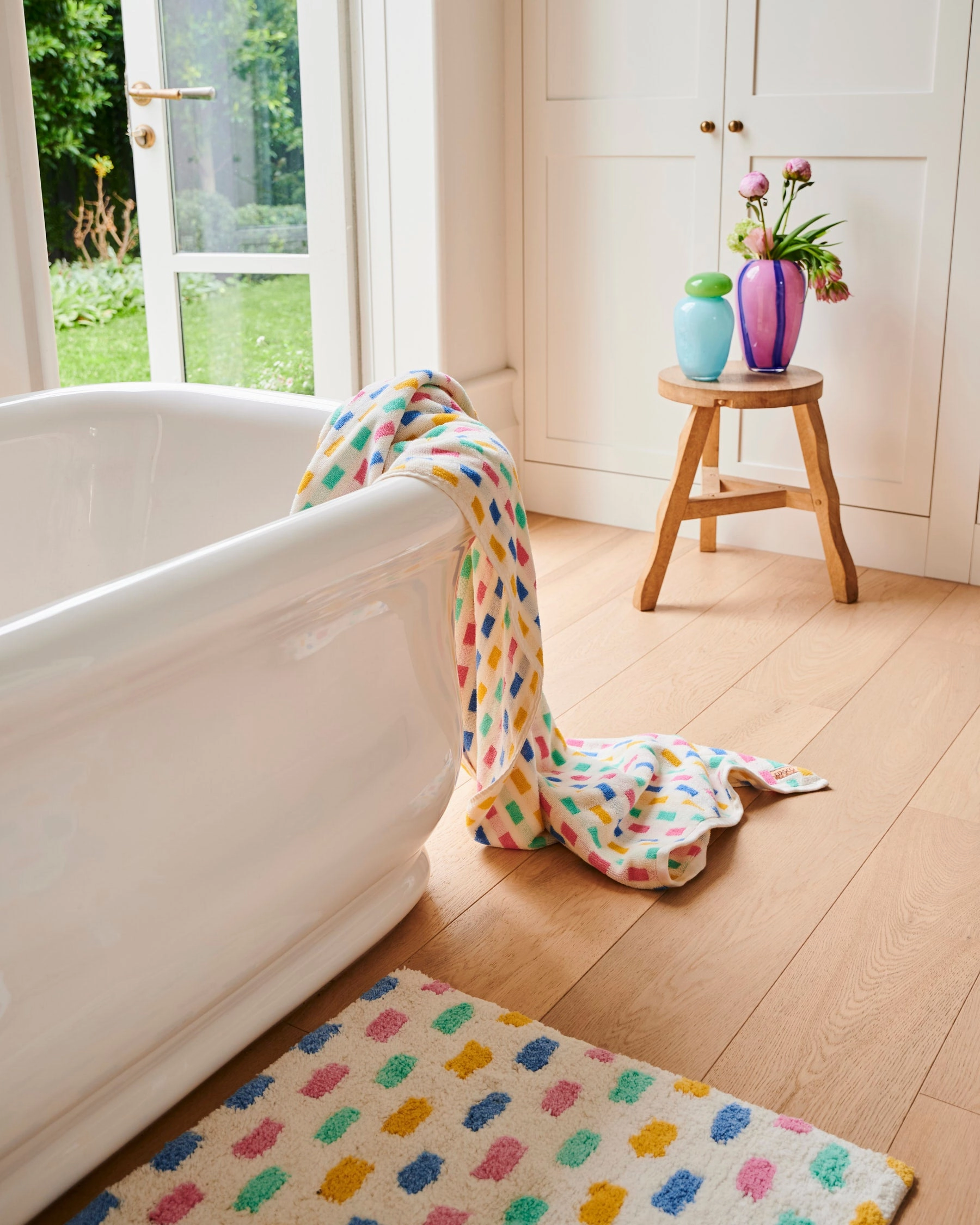 Tic Tak Terry Bath Sheet / Beach Towel