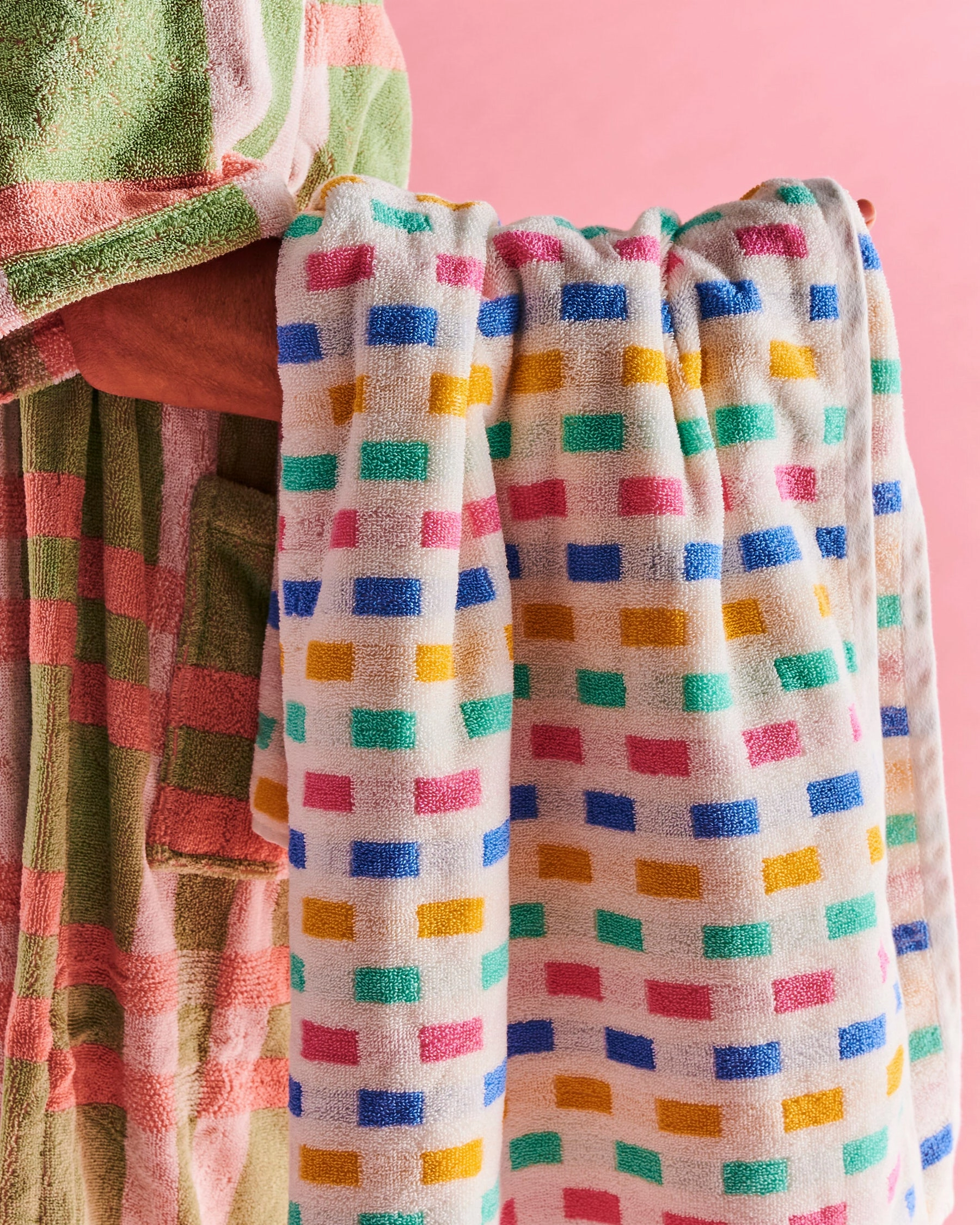 Tic Tak Terry Bath Sheet / Beach Towel