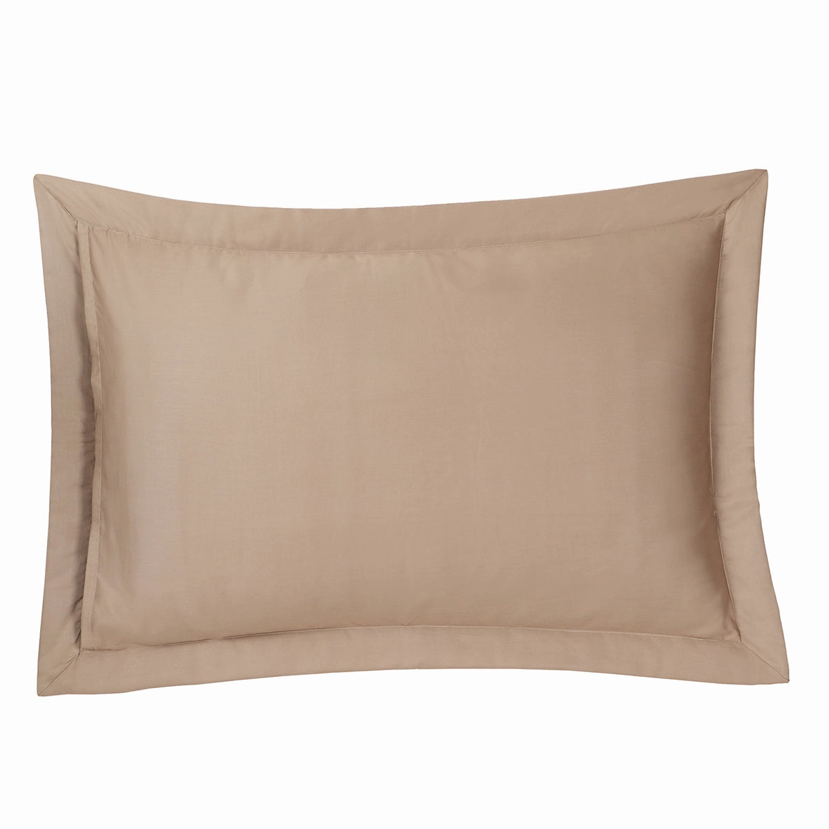 Tranquil Essence Lawn Leaflet Quilted Beige 2 PC Pillow Sham Set