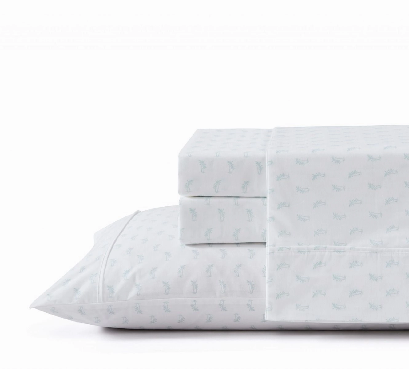 Twin Palms Seaspray Green Cotton Sheet Set by Tommy Bahama