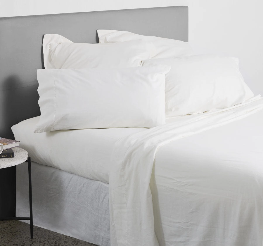 Union Hemstitch Mega Sheet Set Range White