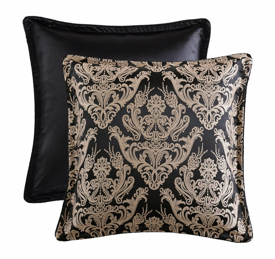 Vercelli European Pillowcase Noir