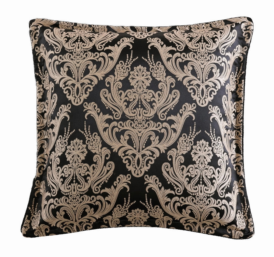 Vercelli European Pillowcase Noir