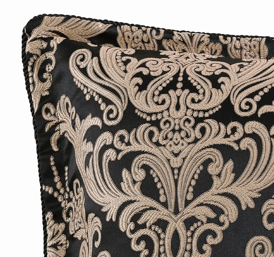 Vercelli European Pillowcase Noir