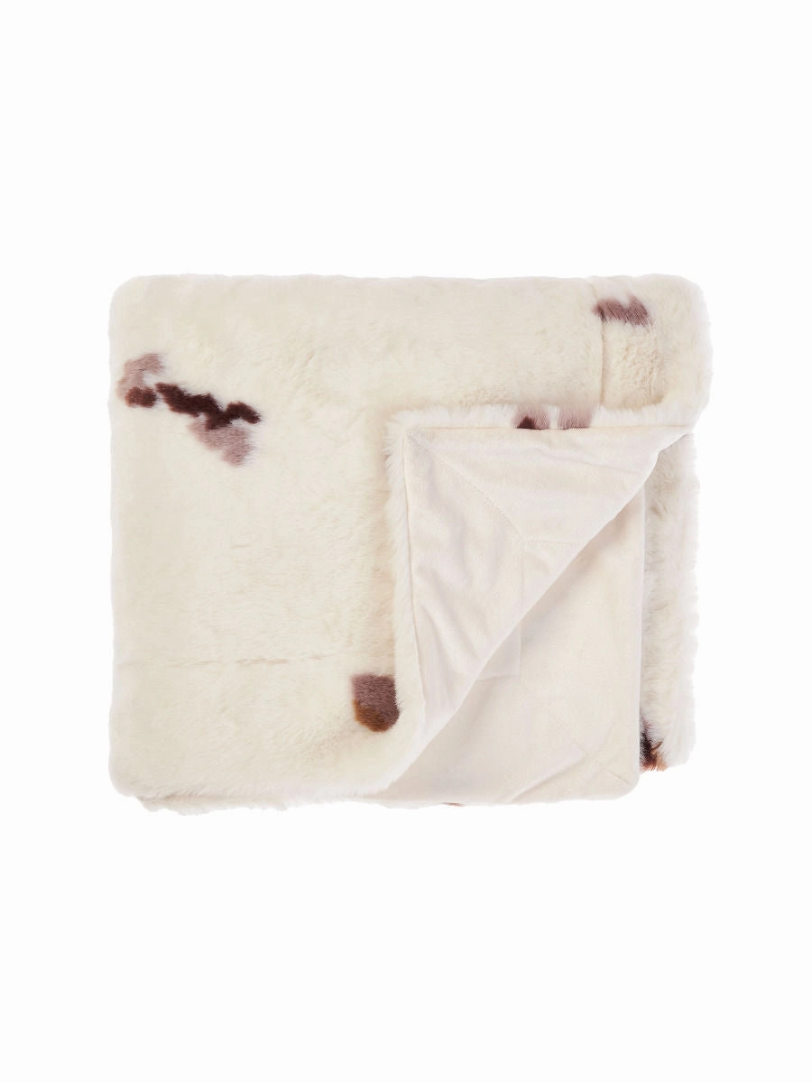 Weston Vanilla Throw 130 x 170cm by Linen House