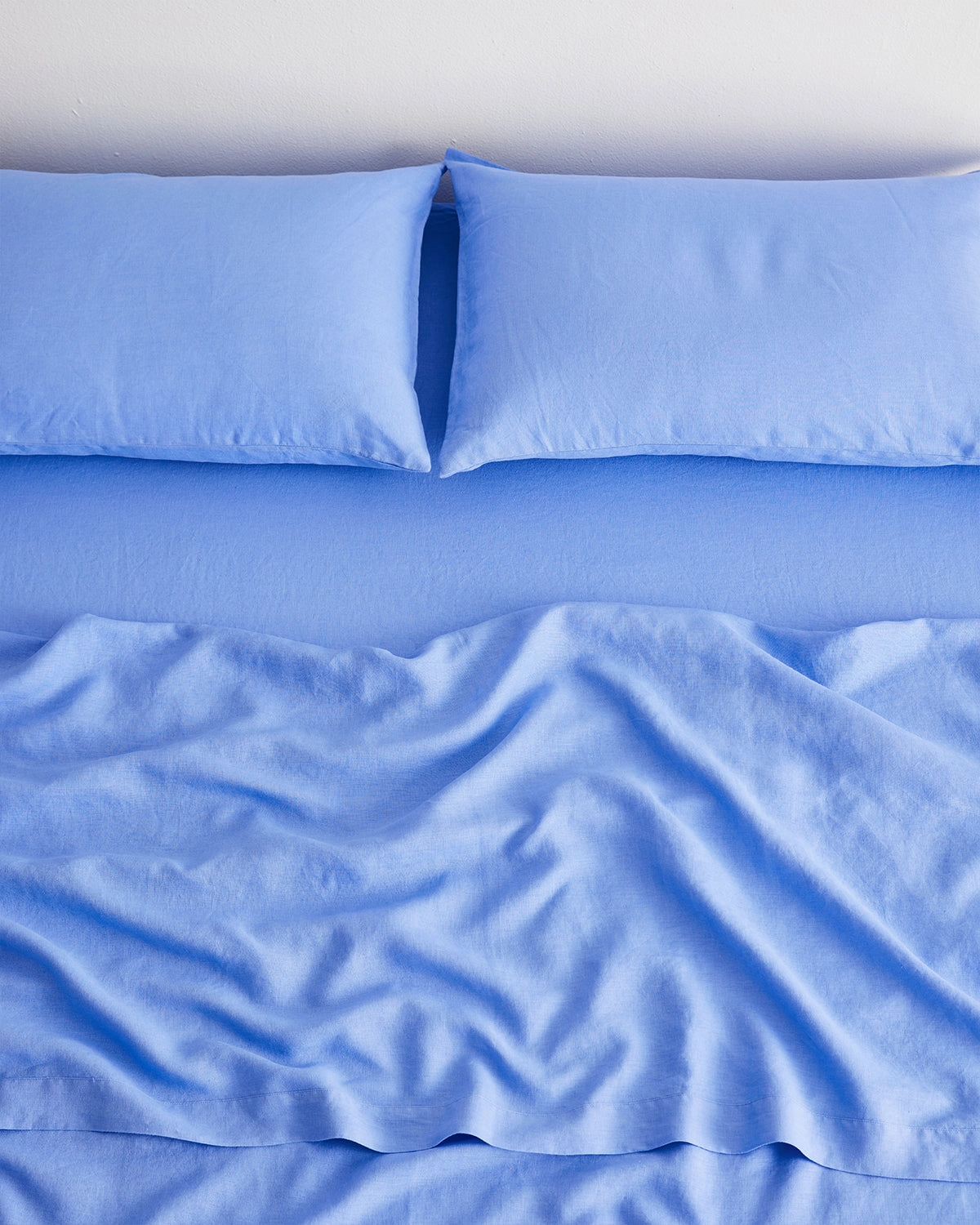 Wildflower 100% French Flax Linen Fitted Sheet
